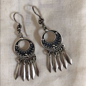Silver Dreamcatcher Earrings